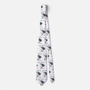 Cravate Marlin de pêche en haute mer