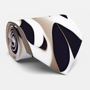 Cravate Marocco Triangle Géométrique Brown Motif