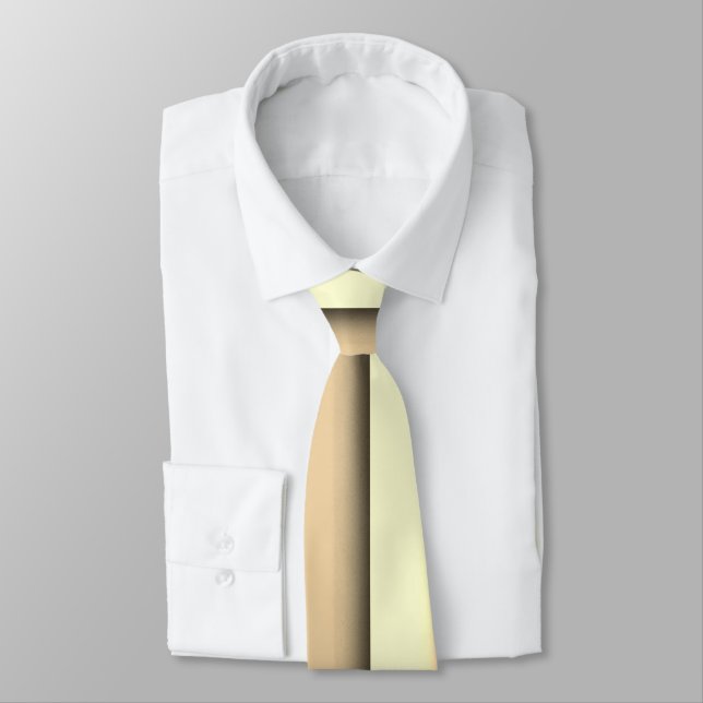 Cravate Marron monochrome moderne (Attaché)