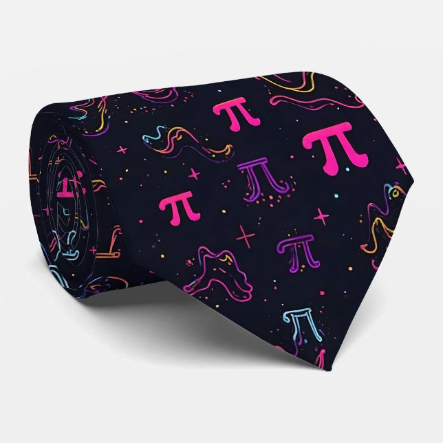 Cravate Math Lover Pi Day (Roulé)