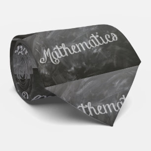 Cravate Math School Teacher Blackboard Chalk Necktie