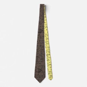 Cravate mathematics scribbles 3 neck tie