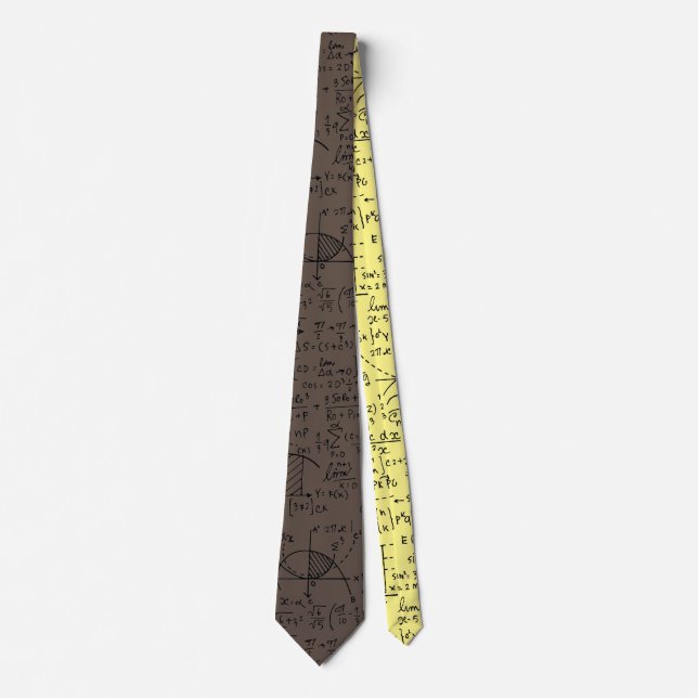 Cravate mathematics scribbles 3   neck tie (Devant)