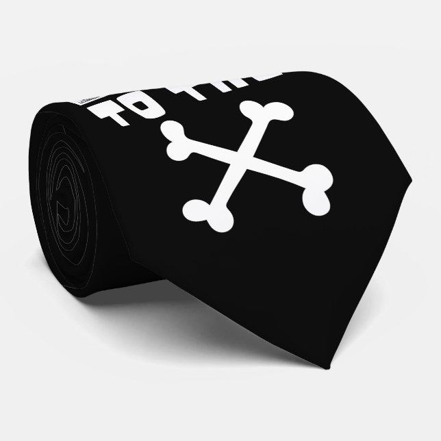 CRAVATE MAUVAIS À L'OS (Roulé)