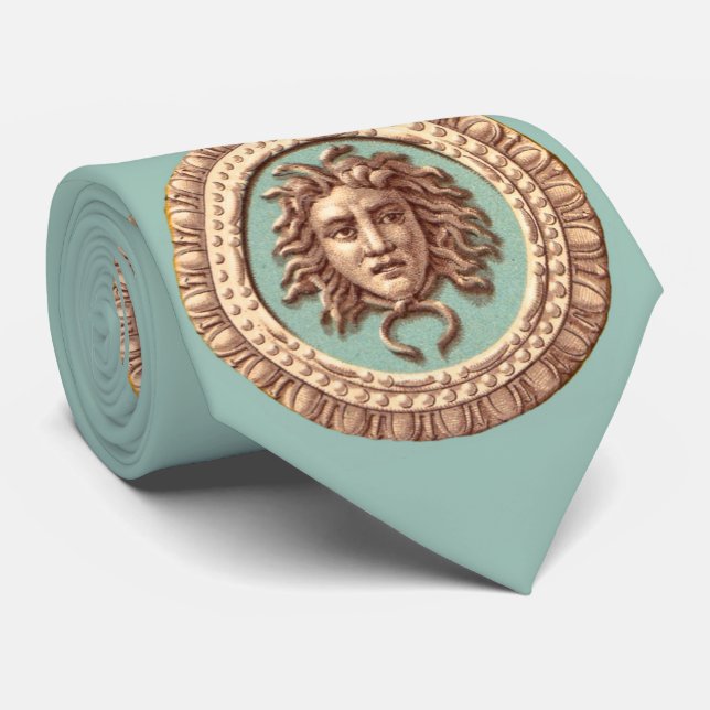 Cravate Medusa print  (Roulé)