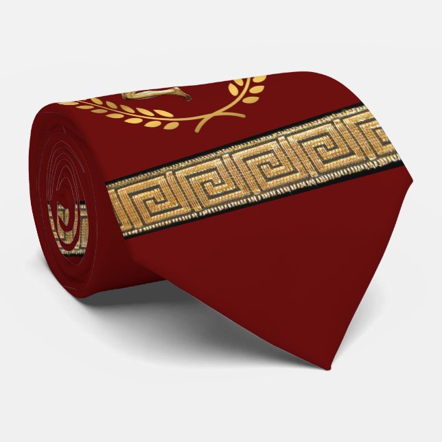 Cravate Medusa sicilienne (Roulé)