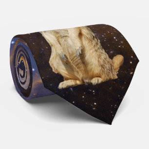 Cravate Meerkat dans l'espace