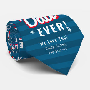 Cravate Meilleur Père Jamais Nous Vous Aimons Des Noms Pe