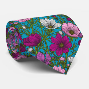 Cravate Mélange cosmos bleu