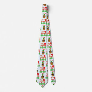 Cravate Mele Kalikimaka Hawaiian Pineappy Joyeux Noël