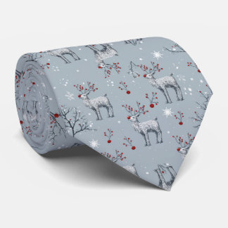 Cravate Men’s Reindeer Christmas Neck Tie