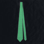 Cravate Men's Blue Polka Dot and Emerald Green Tie<br><div class="desc">This emerald green tie a des dots bleus.</div>
