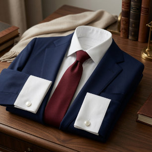 Cravate Merlot Rouge Texturé Luxe