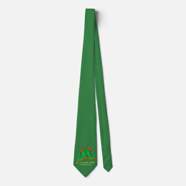 Cravate Mes chaussures de danse Saint-Patrick Tie  (Devant)