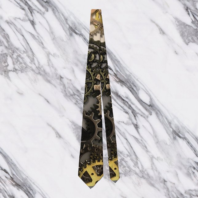 Cravate Metal Gears Steampunk Vintage industriel (Créateur téléchargé)