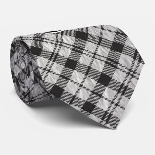 Cravate Métallique Noir Et Argent