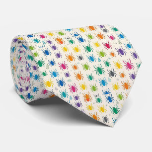 Cravate Micropattern Spider Neck Tie Couleurs Arc-en-Cie