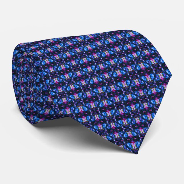 Cravate Midnight Mosaic Tie (Roulé)