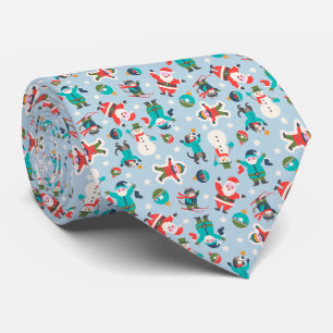 Cravate Mignon et drôle Noël Ditsy Non Directionnel