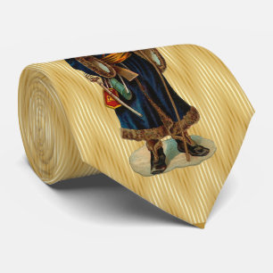 Cravate Milo Christmas Collection Vintage Père Noël Gold