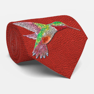 Cravate Milo Dale Bird Collection - Milo Hummingbird Red