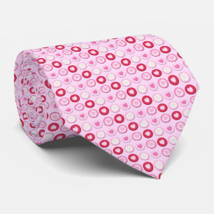 Cravate Milo Dale Pink Hearts Hommes Valentine Necktie