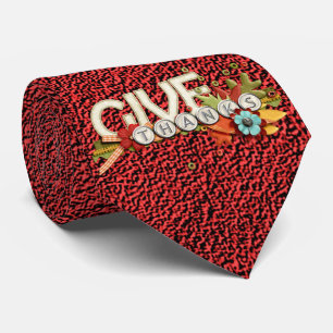 Cravate Milo Remercie Thanksgiving Red