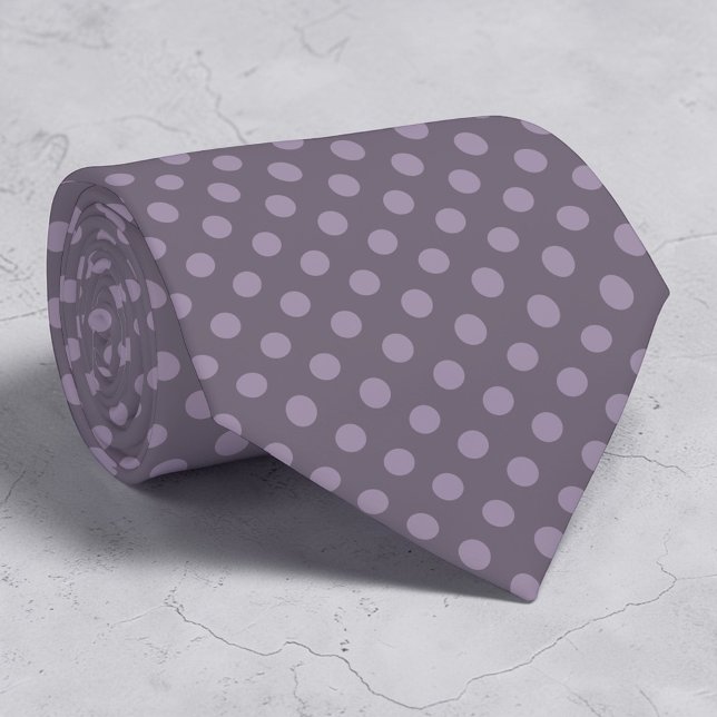 Cravate mini pois plumet bohème (Créateur téléchargé)