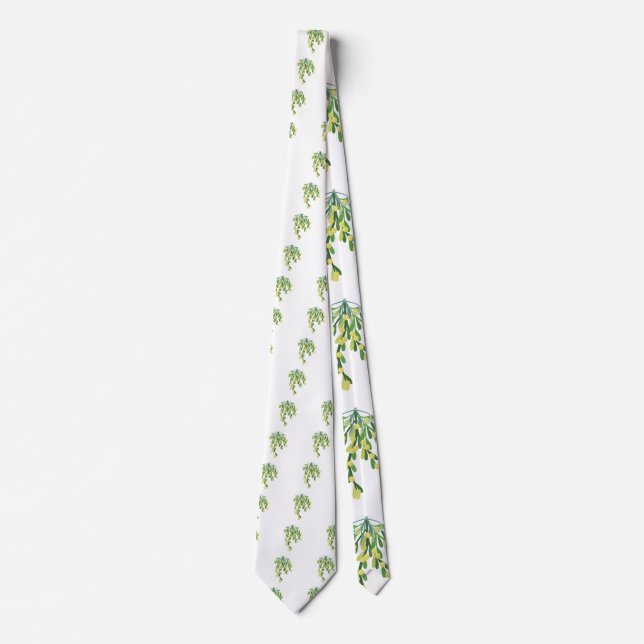 Cravate mistletoe de Noël (Devant)