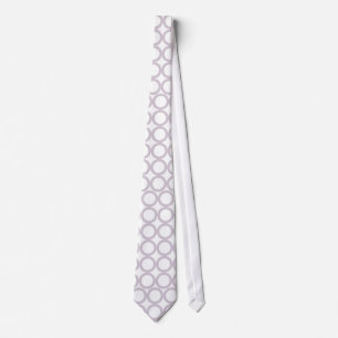 Cravate Mod Anneaux/lilas