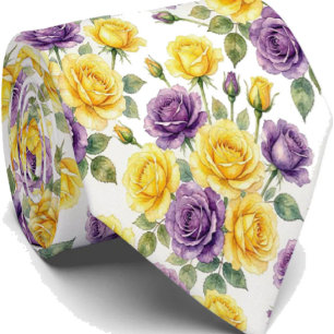 Cravate Mode de printemps Nœud papillon floral pour mari