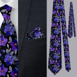Cravate Modèle floral coloré<br><div class="desc">Modèle Floral coloré.</div>