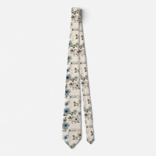 Cravate Modèle Floral vintage