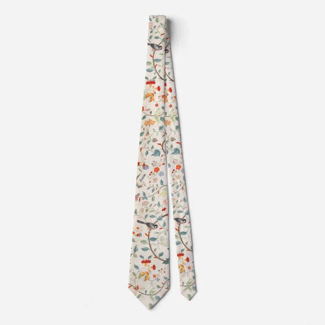 Cravate Modèle Floral vintage (Devant)