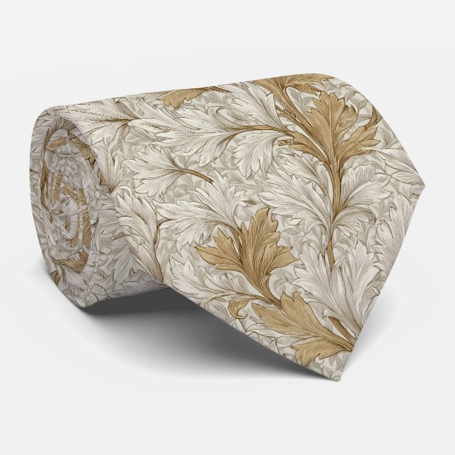 Cravate Modèle Inspiré de William Morris (Roulé)