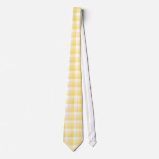 Cravate Modèle jaune de contrôle de guingan