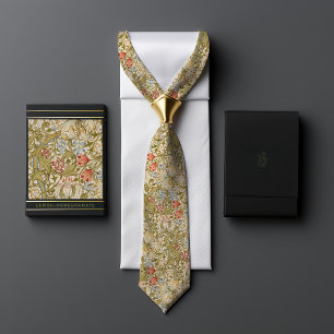 Cravate Modèle Vintage William Morris Golden Lily