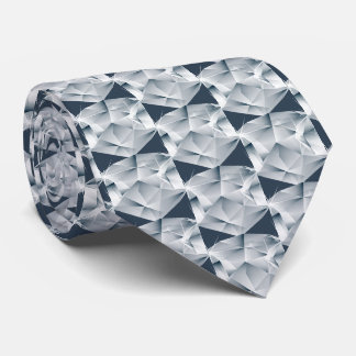 Cravate Moderne Classique – Texture Diamant Bleu Minuit