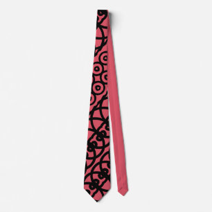 Cravate moderne couleur rouge profond DF5264c