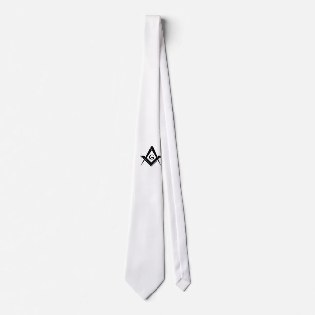 Cravate moderne de carré et de boussole (Devant)