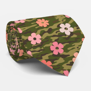 Cravate Moderne Floral