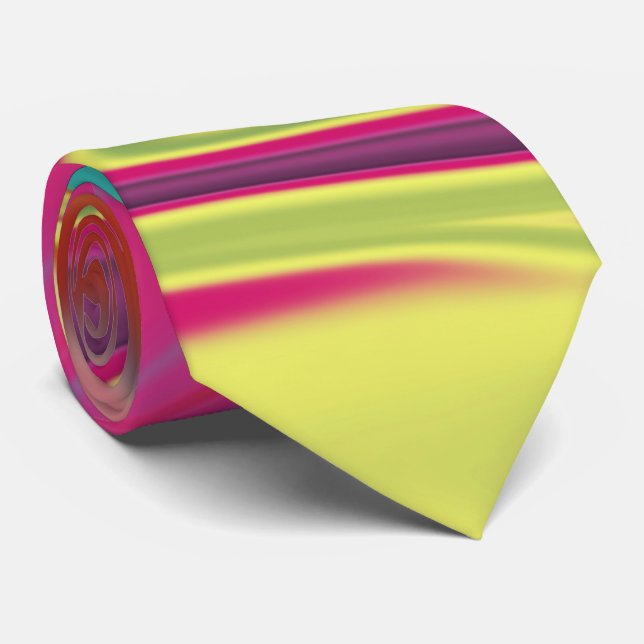 Cravate Moderne simple en marbre texture granite coulée li (Roulé)