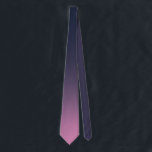 Cravate Moderne violet rose coloré Ombre dégradant<br><div class="desc">Cravate Ombre Gradient violet rose moderne. Éléments correspondants disponibles.</div>