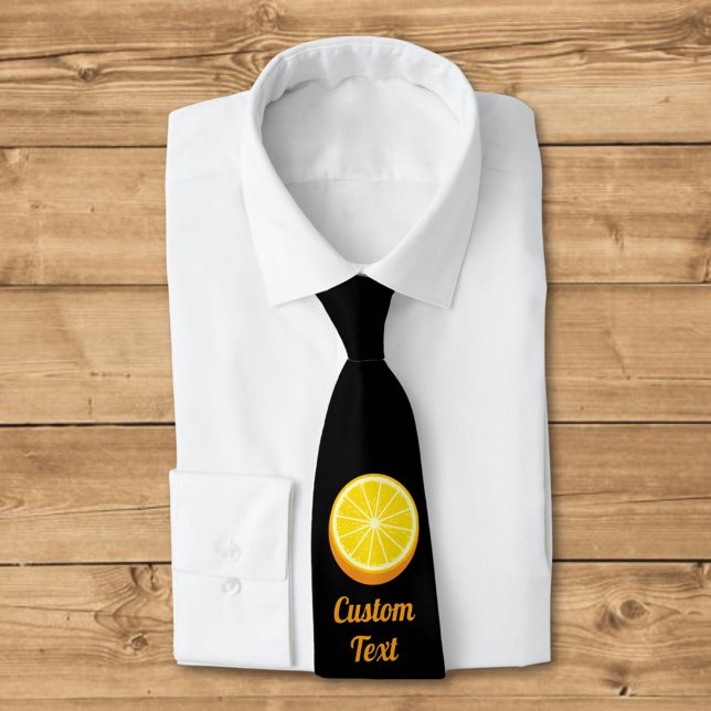 Cravate Moitié orange (Créateur téléchargé)
