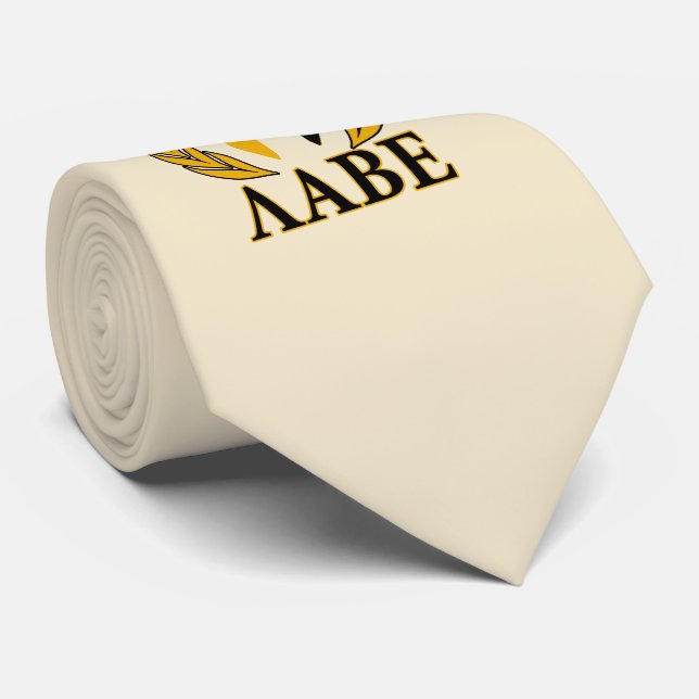 Cravate Molon Labe Casque spartiate Laurels Gold (Roulé)