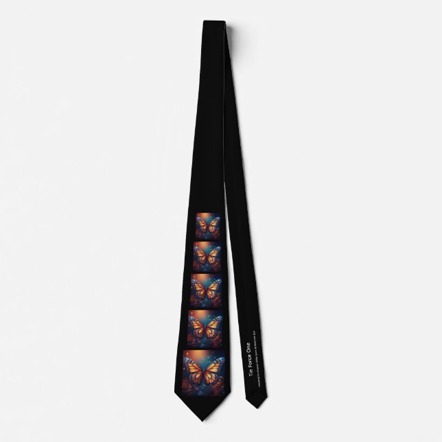 Cravate Monarch Butterfly Necktie (Devant)