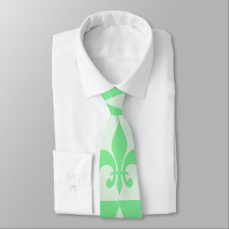 Cravate Monnaie verte Fleur de lis