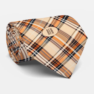 Cravate Monogram Stylish Summer Diagonal Plaid Necktie