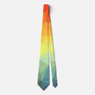 Cravate Monogramme Couleur Prism Trendy & Stylish Hommes