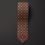 Cravate Monogramme de mandala d'or et de bordeaux ornés<br><div class="desc">Ajoutez une touche de style à votre mariage ou à votre tenue d'affaires avec notre Cravate Mandala Ornate Burgundy et Gold. Le design abstrait et audacieux en bordeaux et or vous fera vous distinguer. Complétez le look avec nos chaussettes assorties pour un style coordonné.</div>